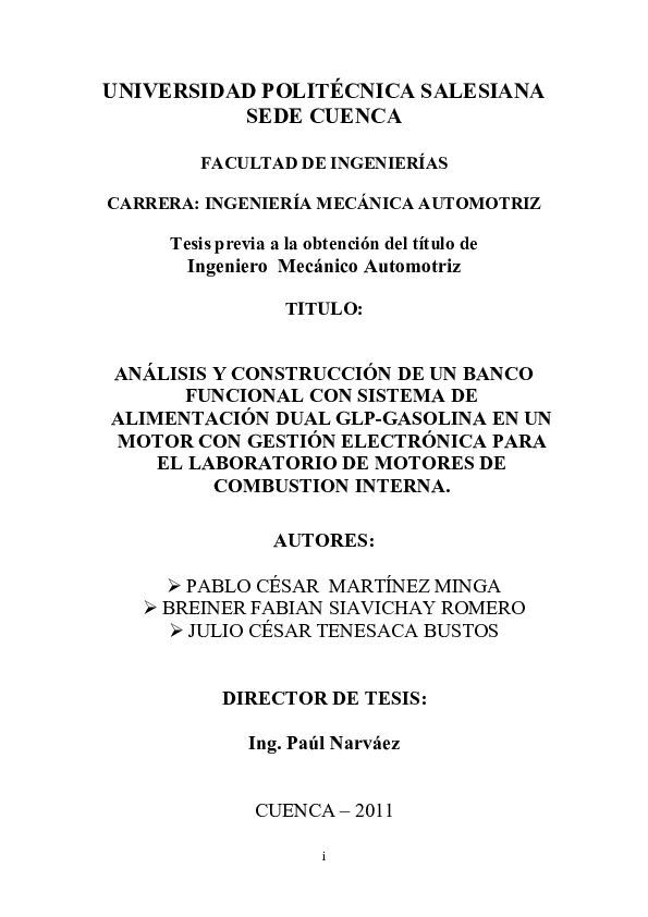 (PDF) Análisis y construcción de un banco funcional con sistema de ...