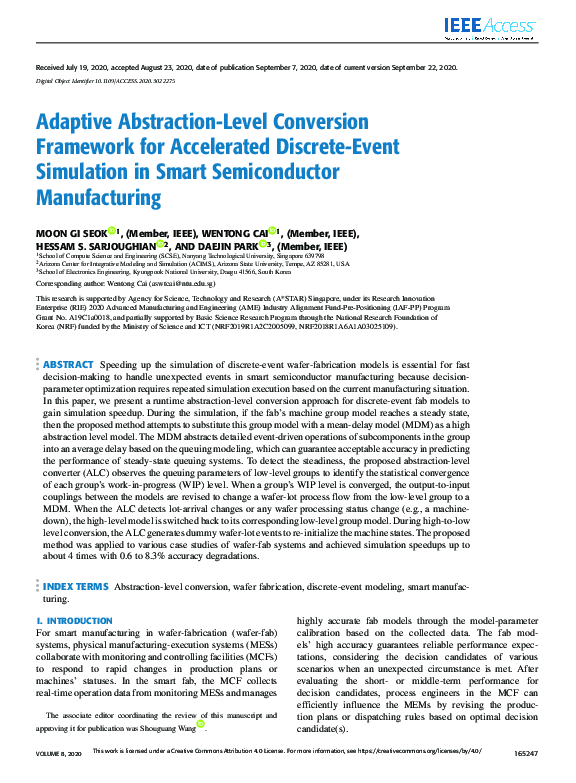 (PDF) Adaptive Abstraction-Level Conversion Framework for Accelerated ...