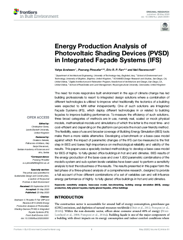 (PDF) Energy Production Analysis of Photovoltaic Shading Devices (PVSD ...