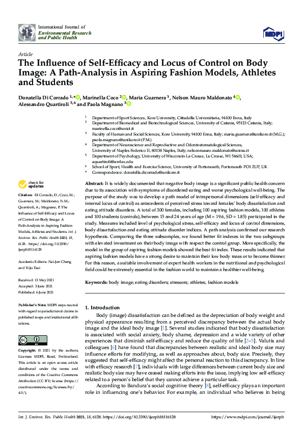 (PDF) The Influence of Self-Efficacy and Locus of Control on Body Image ...