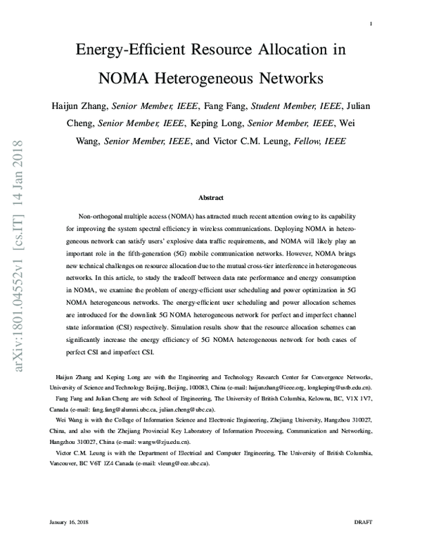 (PDF) Energy-Efficient Resource Allocation in NOMA Heterogeneous Networks