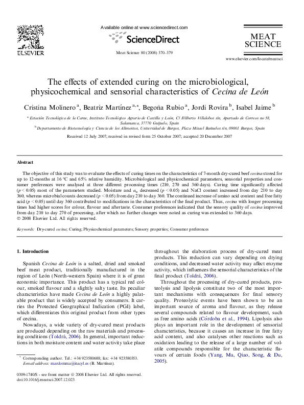 (PDF) The effects of extended curing on the microbiological ...