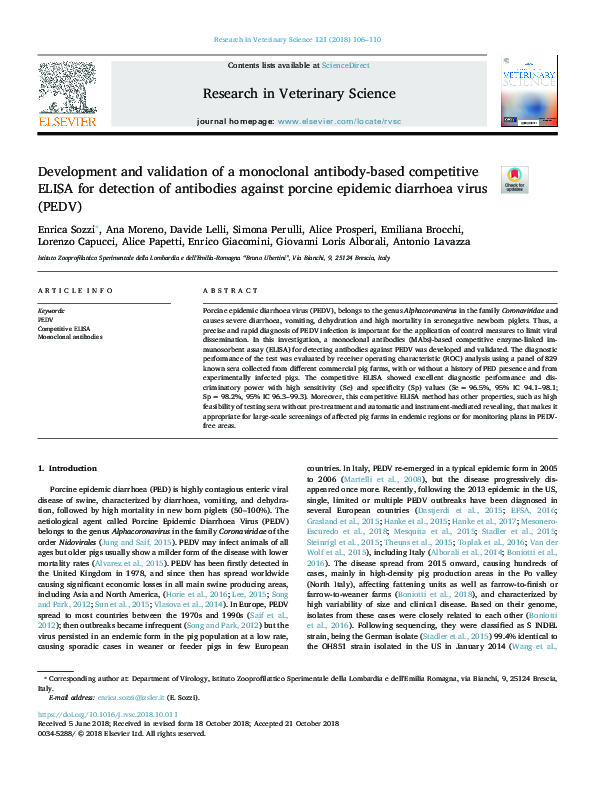 (PDF) Development and validation of a monoclonal antibody-based ...