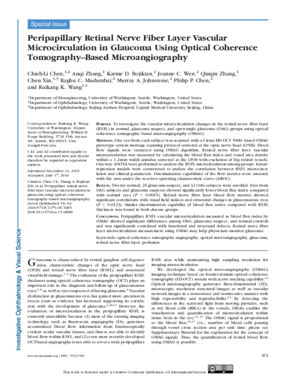 (PDF) Peripapillary Retinal Nerve Fiber Layer Vascular Microcirculation ...
