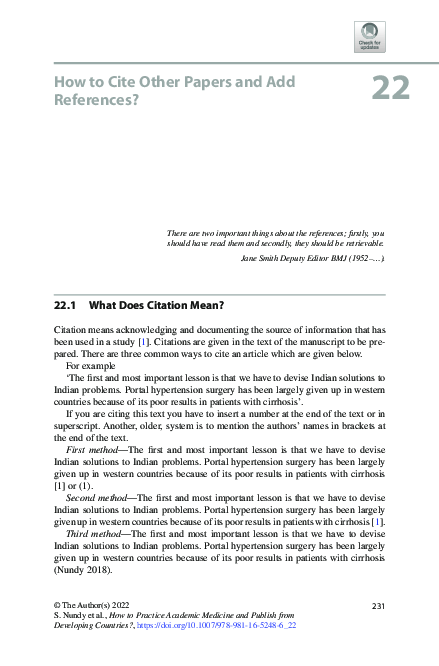 (PDF) How to Cite Other Papers and Add References?