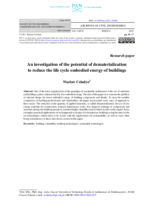 (PDF) An investigation of the potential of dematerialization to reduce ...