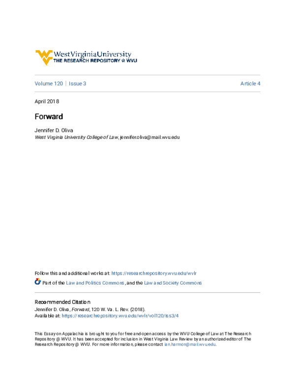 (PDF) Forward