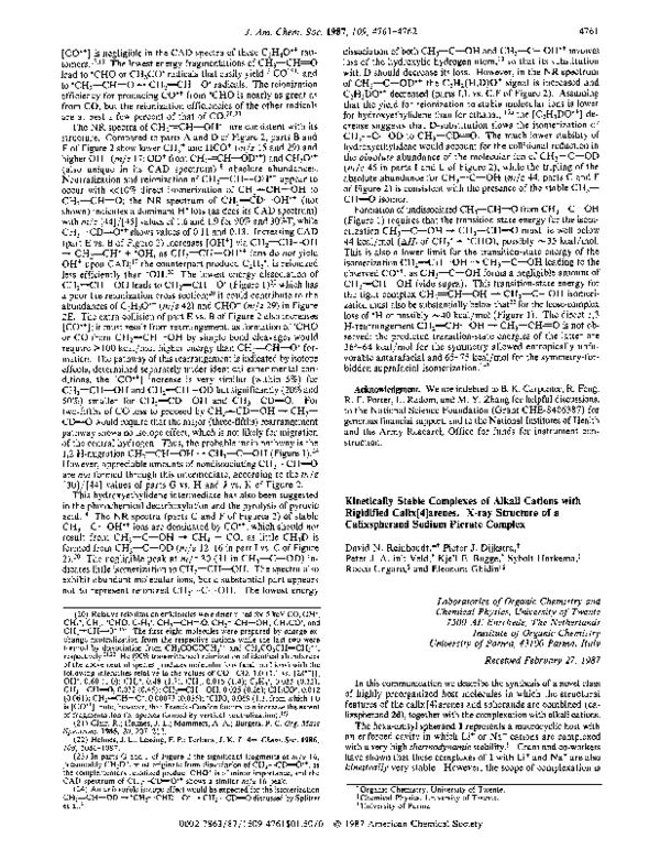 (PDF) Kinetically stable complexes of alkali cations with rigidified ...