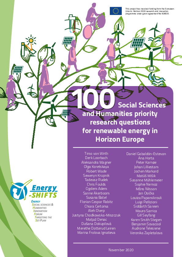 (PDF) 100 Social Sciences and Humanities priority research questions ...