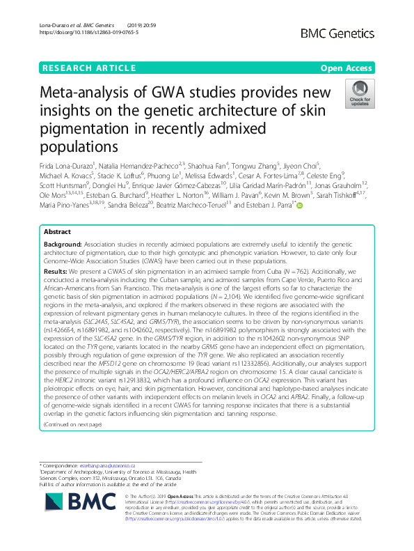 (PDF) Meta-analysis of GWA studies provides new insights on the genetic ...