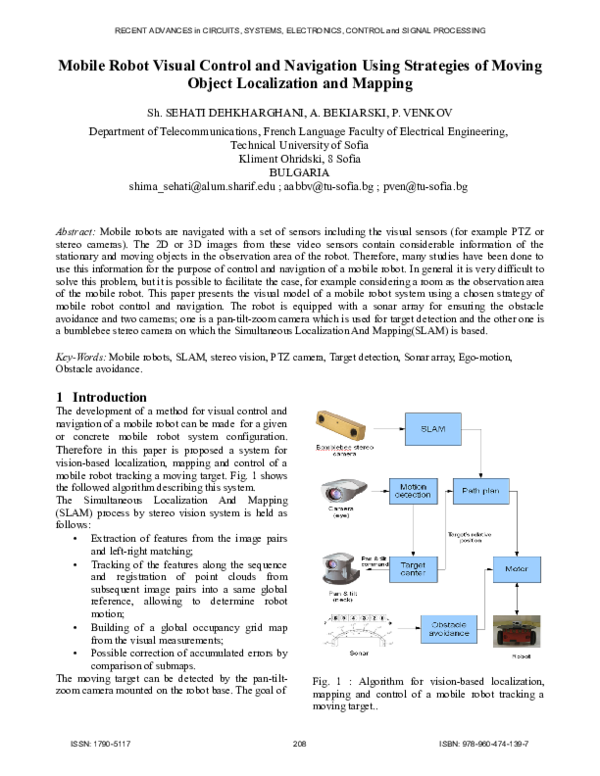 (PDF) Mobile robot visual control and navigation using strategies of ...