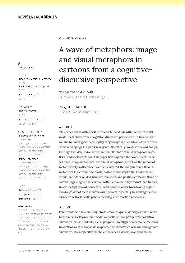 (PDF) A wave of metaphors: image and visual metaphors in cartoons from ...