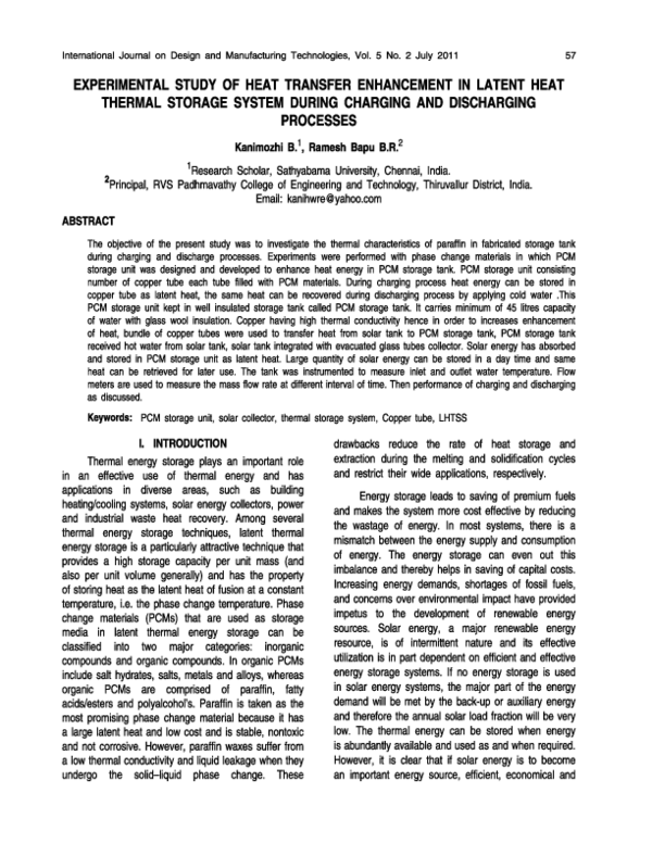 (PDF) Experimental investigation on heat transfer analysis of conical ...