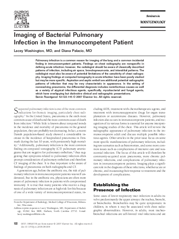 (PDF) Imaging of bacterial pulmonary infection in the immunocompetent ...