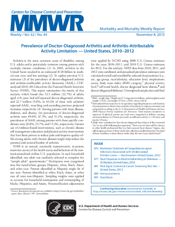 (PDF) Centers for Disease Control and Prevention