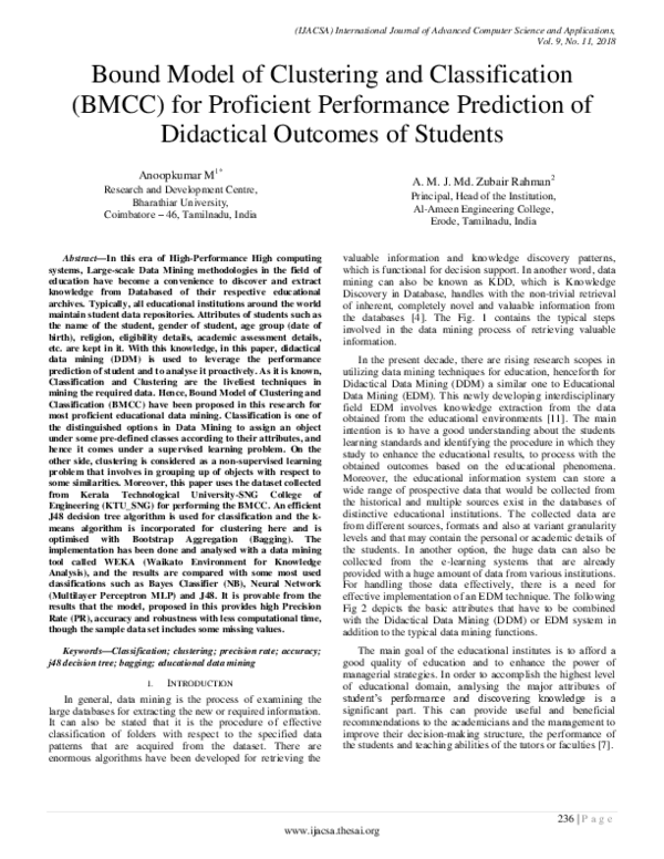 (PDF) Bound Model of Clustering and Classification (BMCC) for ...