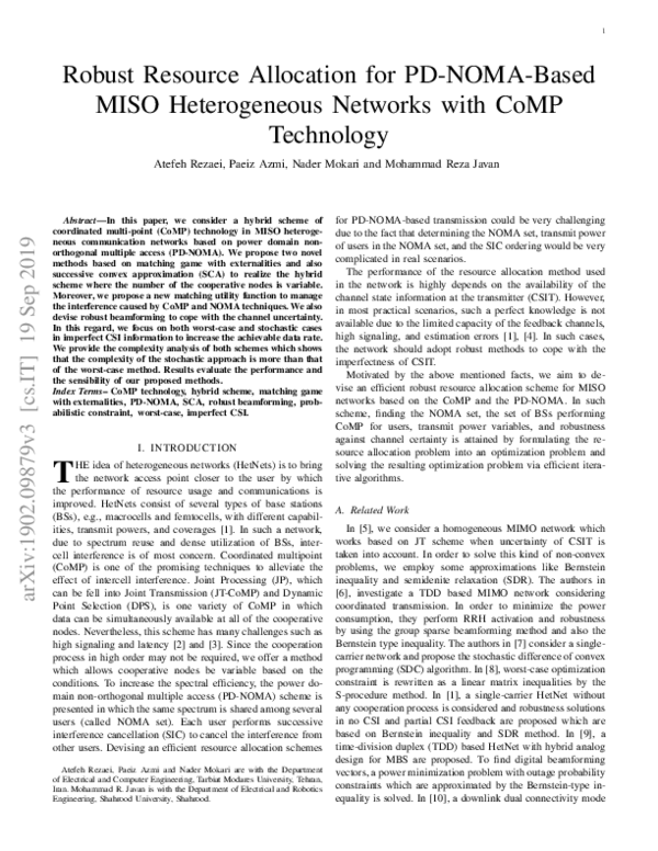 (PDF) Robust Resource Allocation for PD-NOMA-Based MISO Heterogeneous ...