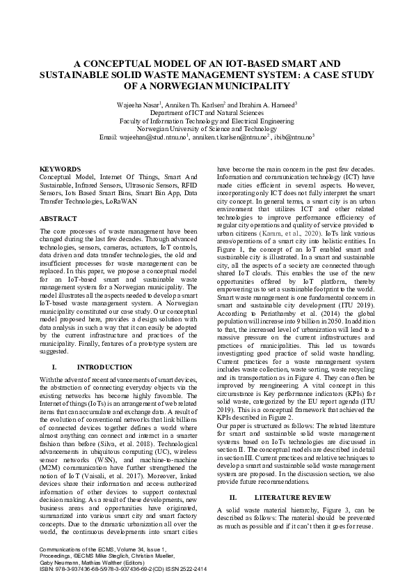 (PDF) A Conceptual Model Of An IOT-Based Smart And Sustainable Solid ...