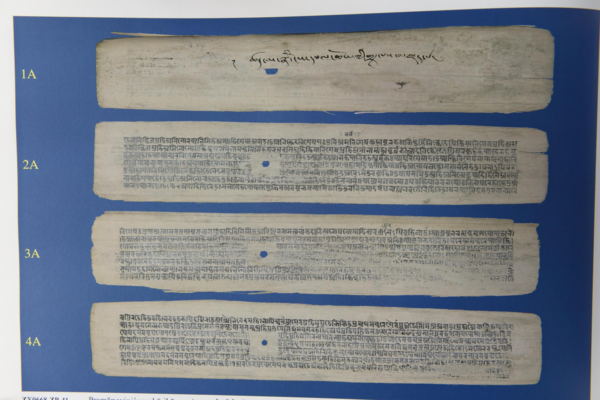 First page of “A Collection of Manuscript Fragments of Works by Dharmakīrti with a Postscript by Ernst Steinkellner”
