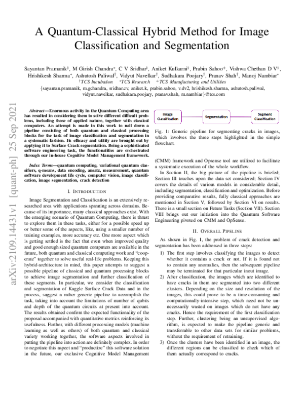 (PDF) A Quantum-Classical Hybrid Method for Image Classification and ...