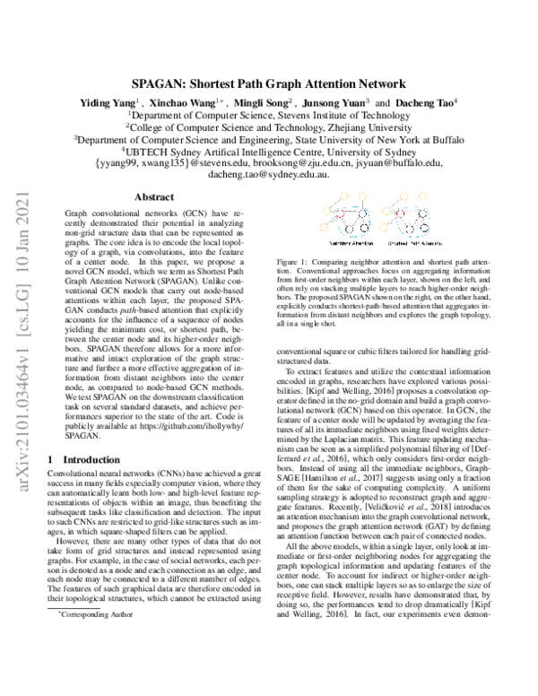 (PDF) SPAGAN: Shortest Path Graph Attention Network