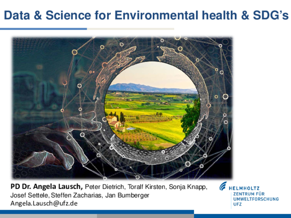 (PDF) Data science for environmental health