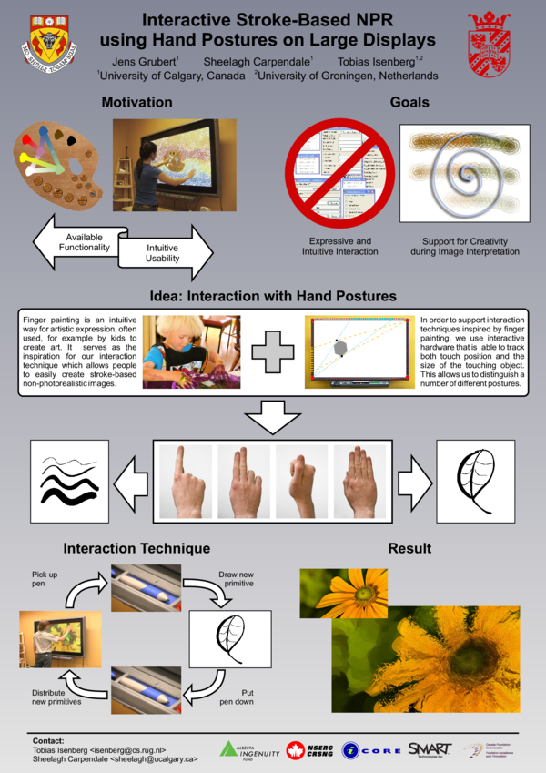 (PDF) Interactive Stroke-Based NPR using Hand Postures on Large Displays