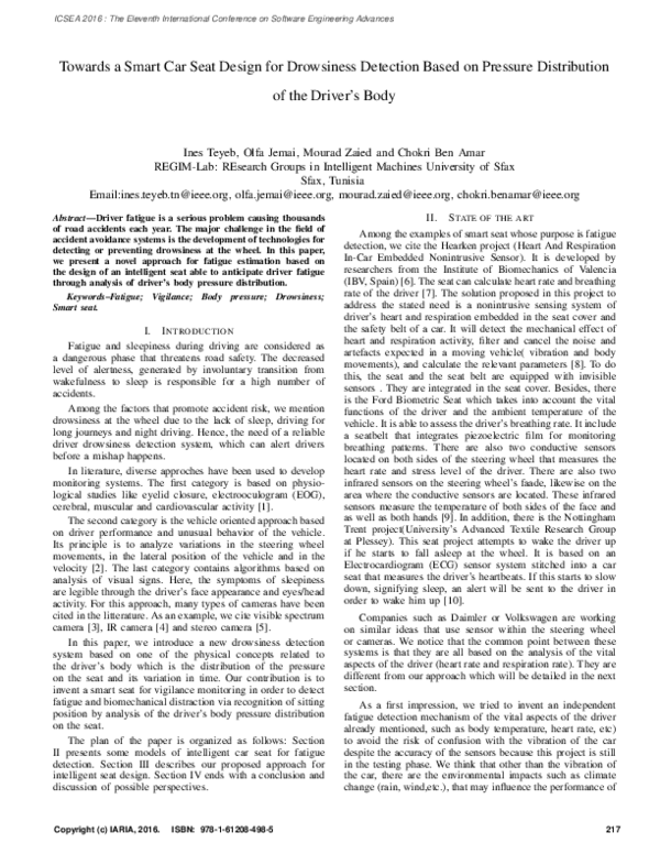(PDF) Towards a Smart Car Seat Design for Drowsiness Detection Based on ...