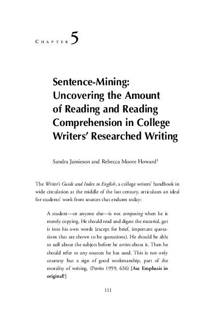 (PDF) Sentence-Mining: Uncovering the Amount of Reading and Reading ...