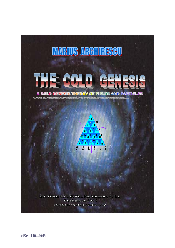 (PDF) A Cold Genesis Theory of Fields and Particles