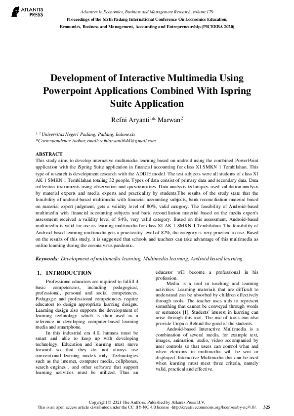 (PDF) Development of Interactive Multimedia Using Powerpoint ...