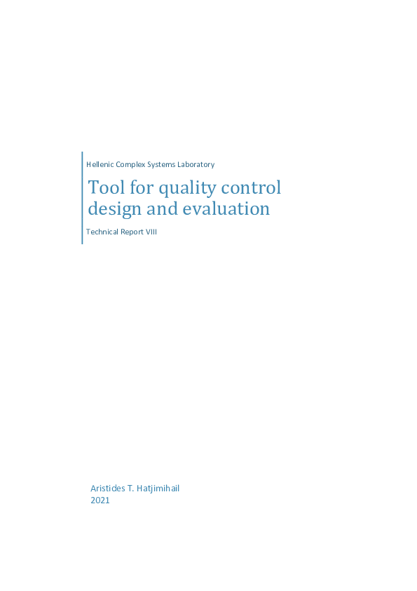 (PDF) Tool for Quality Control Design and Evaluation