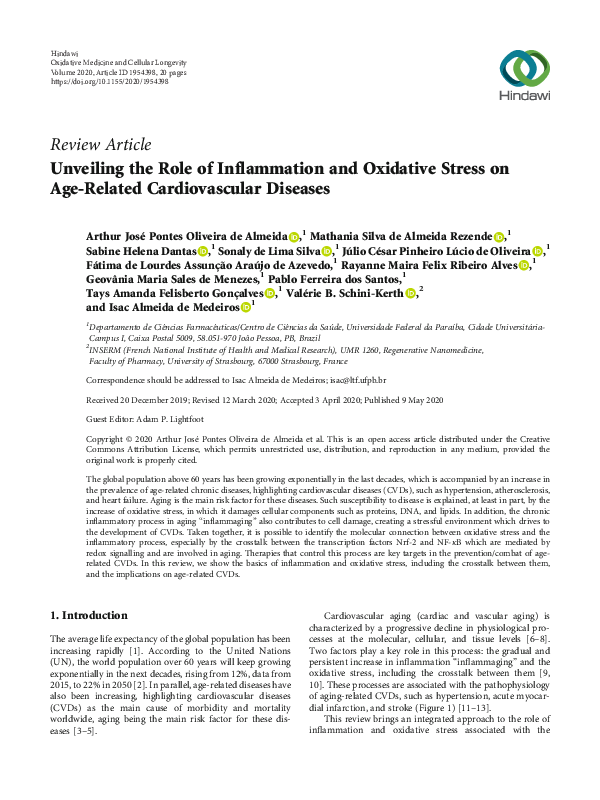(PDF) Unveiling the Role of Inflammation and Oxidative Stress on Age ...