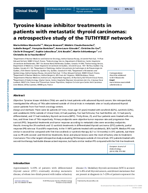(PDF) Tyrosine kinase inhibitor treatments in patients with metastatic ...