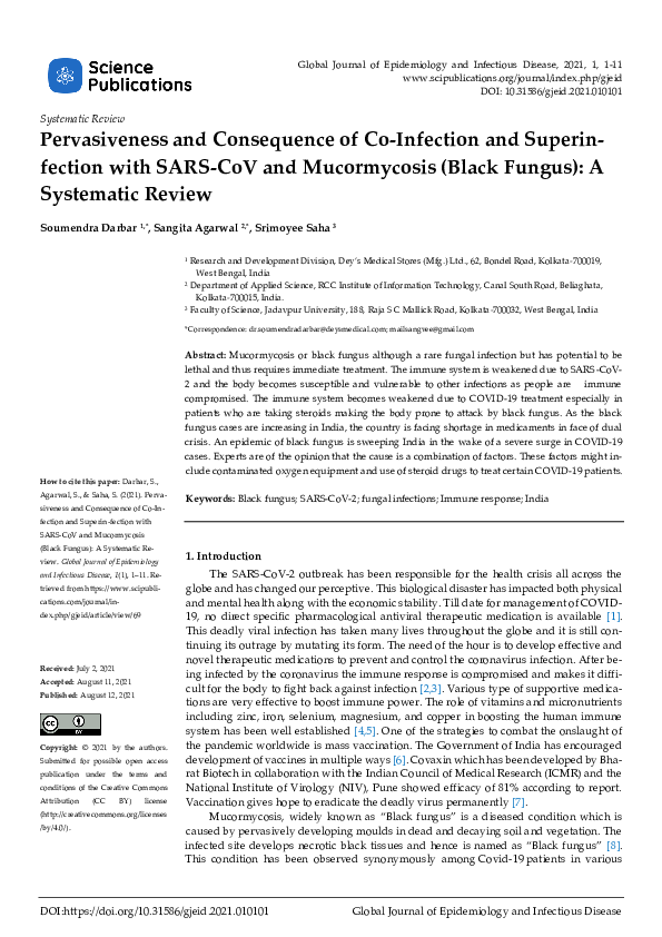 (PDF) Pervasiveness and Consequence of Co-Infection and Superinfection ...