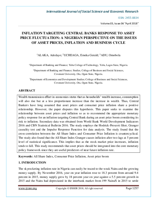(PDF) International Journal of Social Science and Economic Research ...