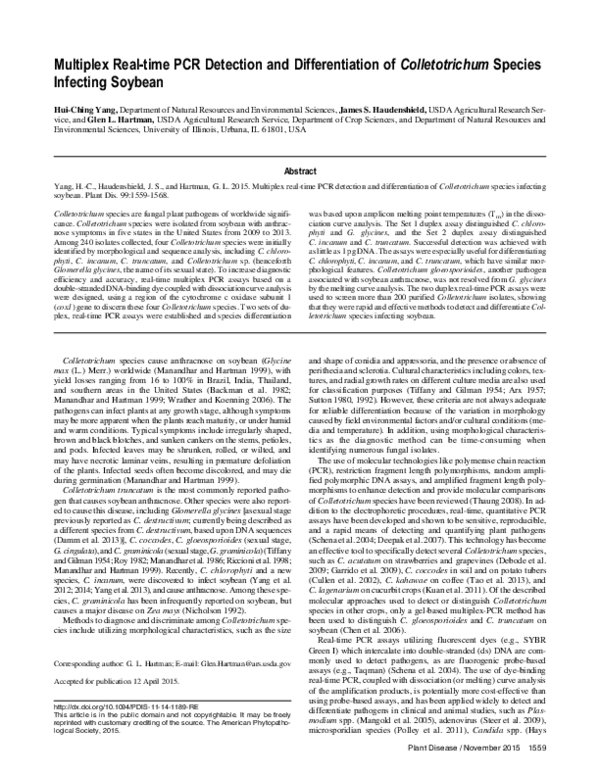 (PDF) Multiplex real-time PCR detection and differentiation of ...
