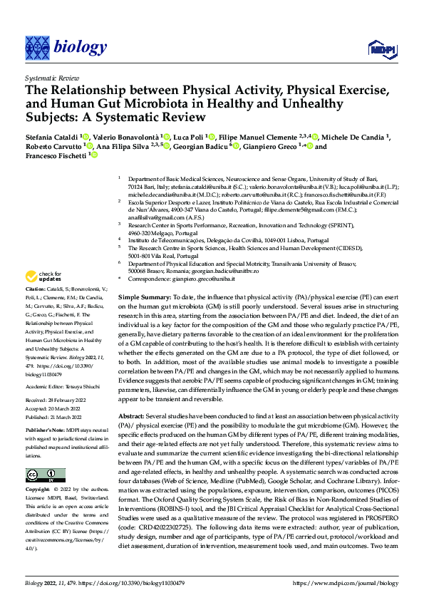 (PDF) The Relationship between Physical Activity, Physical Exercise ...
