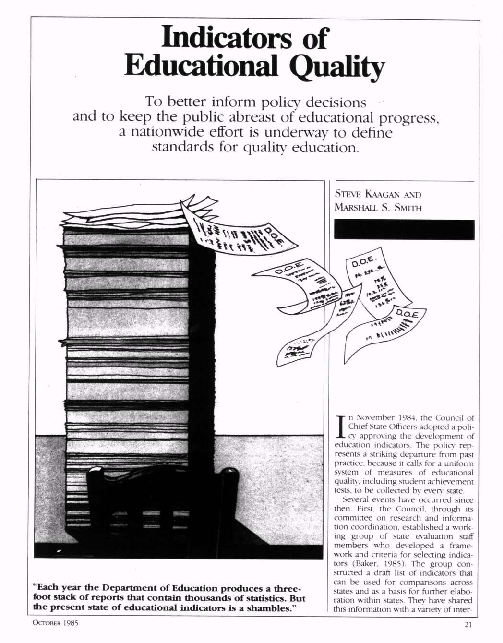 (PDF) Indicators of Educational Quality