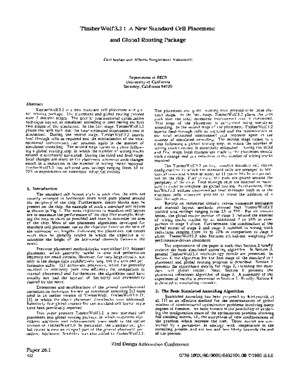 (PDF) TimberWolf3.2: a new standard cell placement and global routing ...