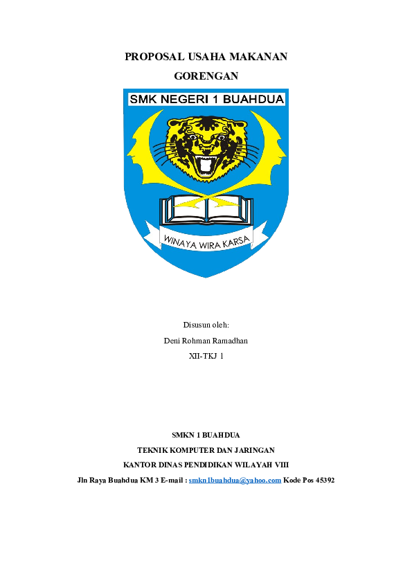 Doc Proposal Usaha Makanan Gorengan