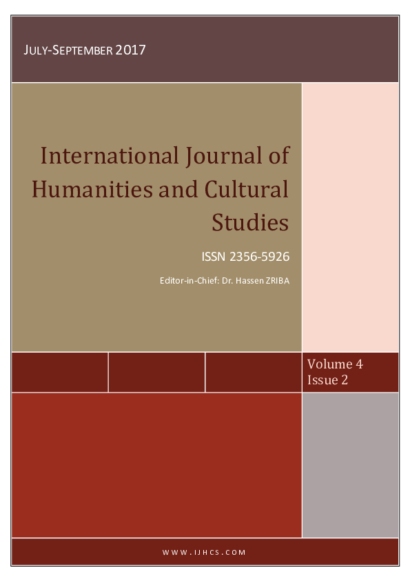 (PDF) International Journal of Humanities and Cultural Studies