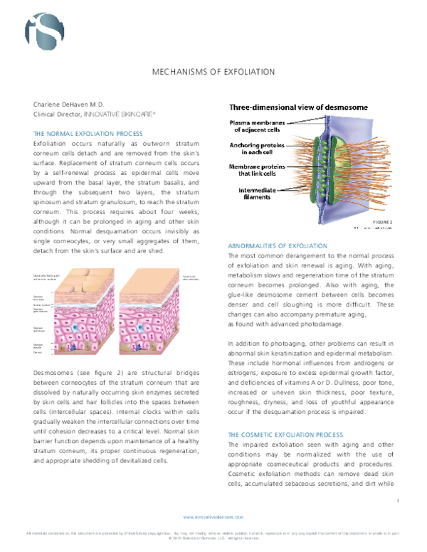 (PDF) Mechanisms of Exfoliation