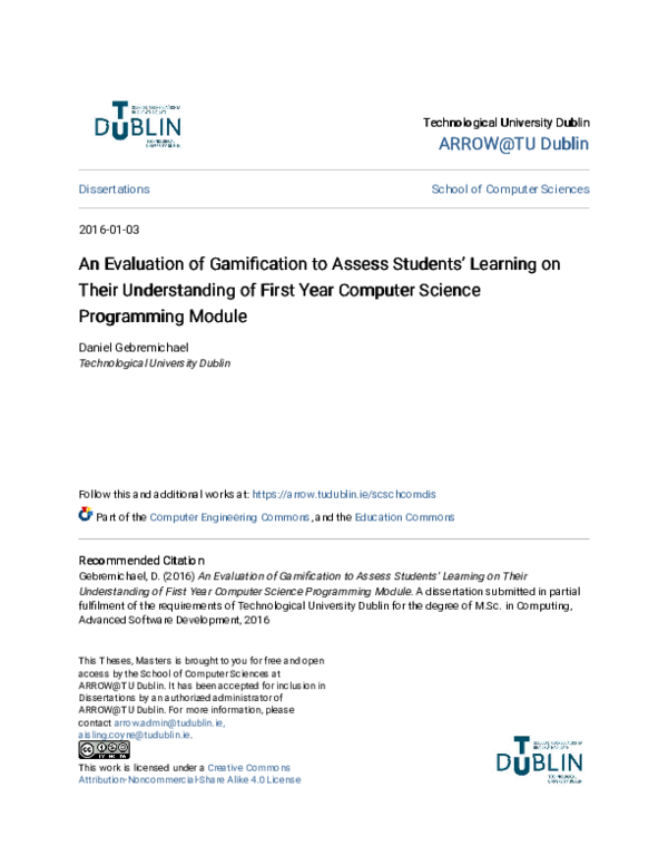 (PDF) An Evaluation of Gamification to Assess Students’ Learning on ...