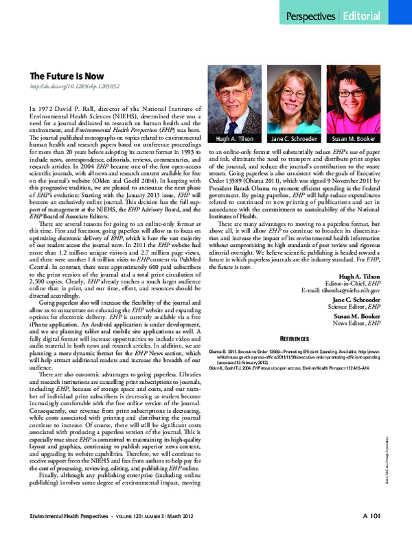 (PDF) The Future Is Now