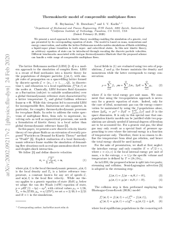 (PDF) model of compressible multiphase flows ehsan