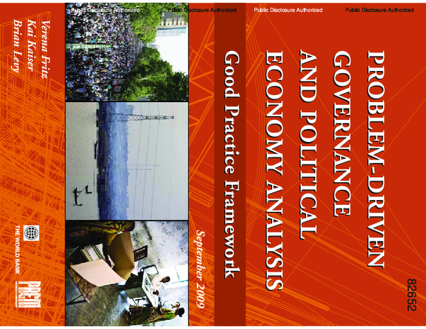(PDF) Problem-driven governance and political economy analysis