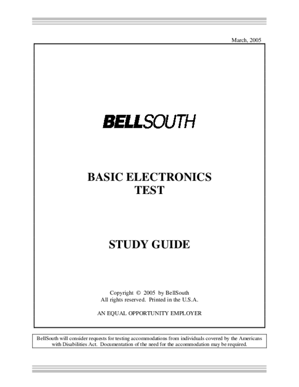 (PDF) BASIC ELECTRONICS TEST STUDY GUIDE Surafel Sure Academia.edu