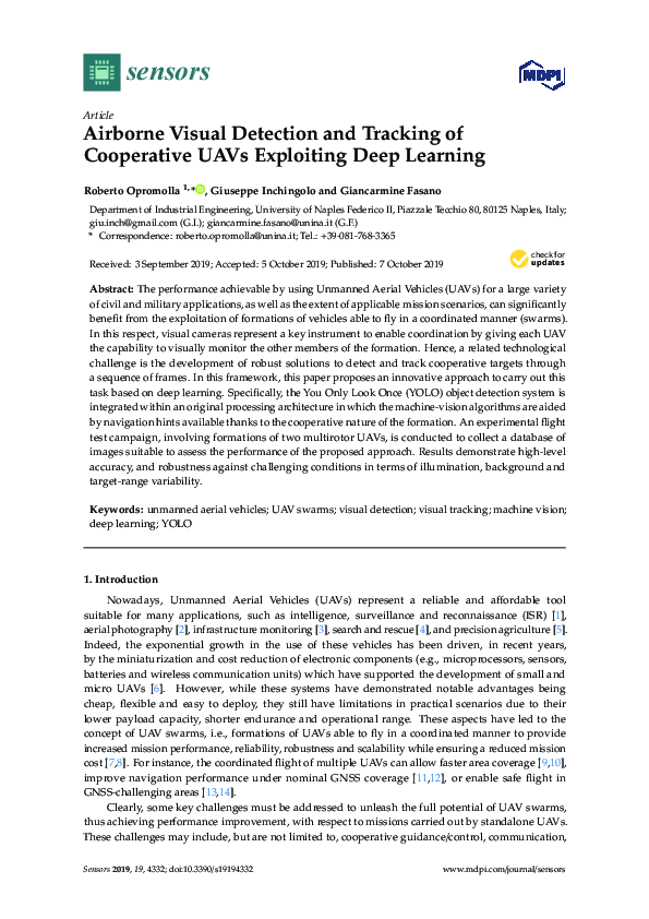 (PDF) Airborne Visual Detection and Tracking of Cooperative UAVs ...