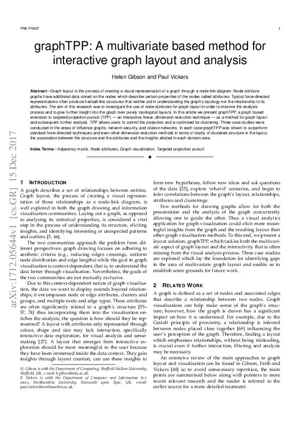 (PDF) graphTPP A multivariate based method for interactive graph